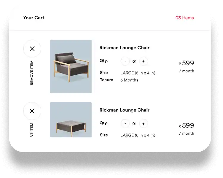 Home Cart Screen